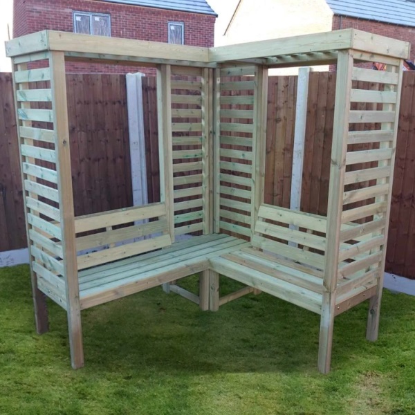 Churnet valley corner arbour shop